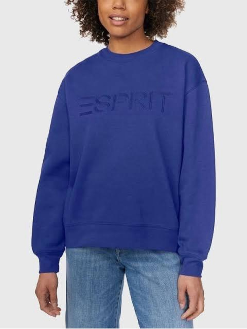 Esprit Women's Crewneck Sweater in Royal Blue